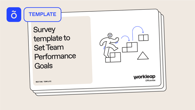 Team performance goals template