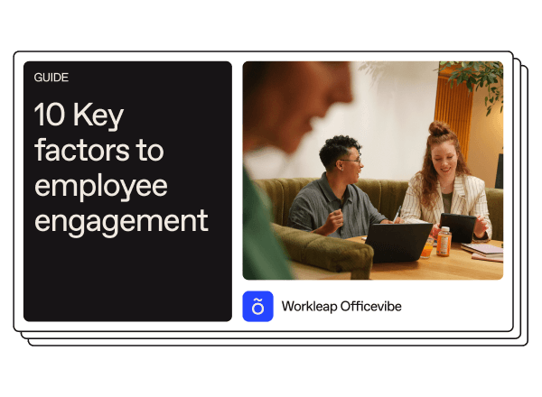 Ebook cover of 10 Key factors to employee engagement