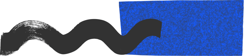 blue wave and a blue shape in the background